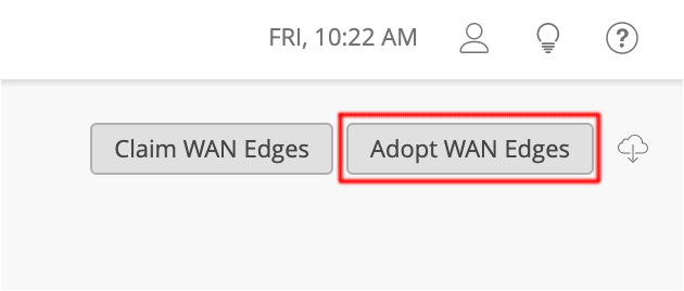 Adopt WAN Edge