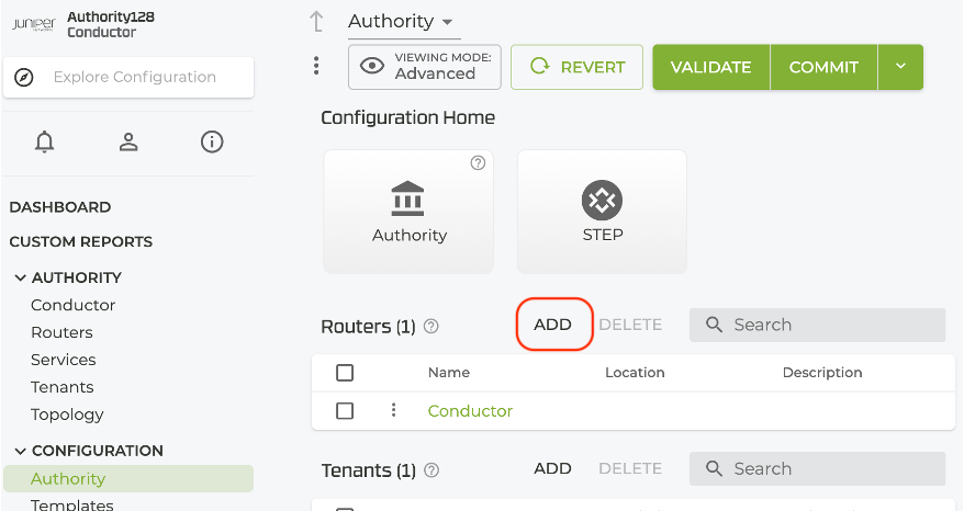 Add Router