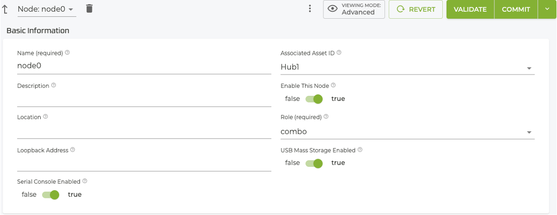 Node Asset ID