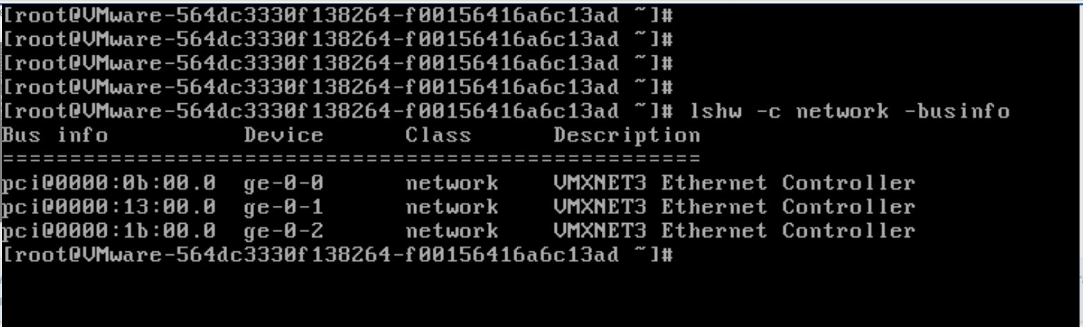 Device Interfaces and PCI Addresses