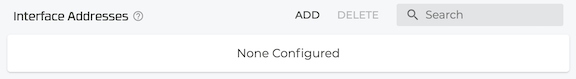 Add Intf Address