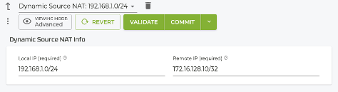 Dynamic Source NAT Configuration