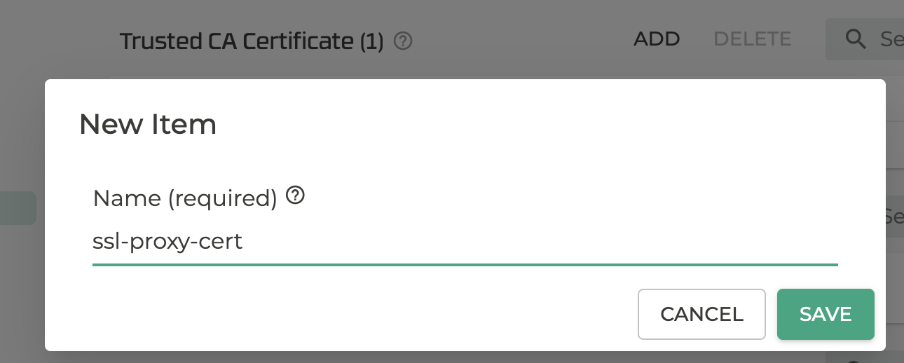 Name the Certificate
