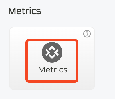 Metrics config