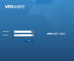 VMware ESXi Login