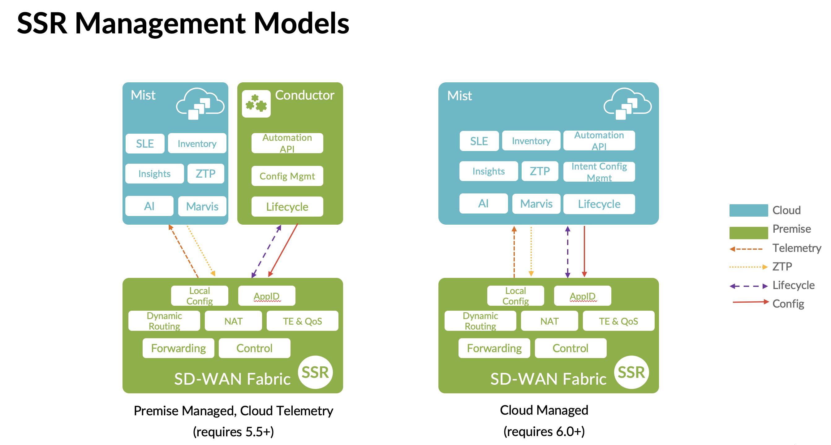 SSR Managment Models